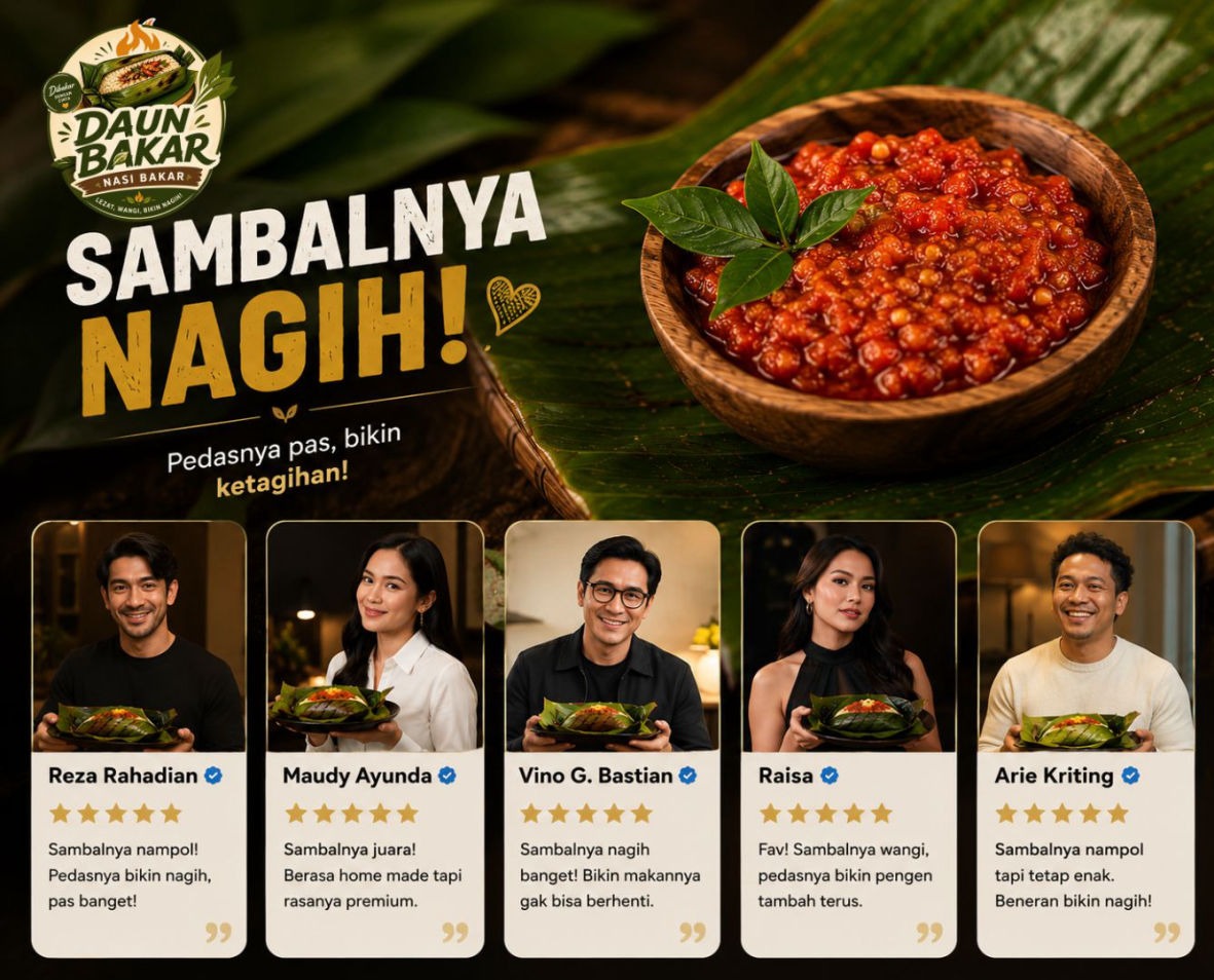 Review terbaik dari pelanggan yang menikmati Nasi bakar enak