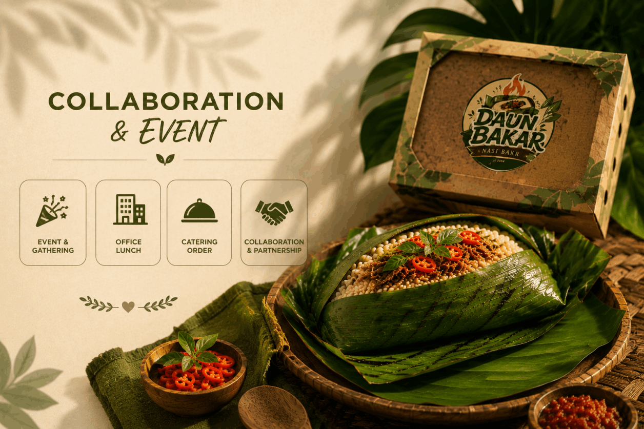 Nasi bakar enak dengan layanan pelanggan yang siap membantu